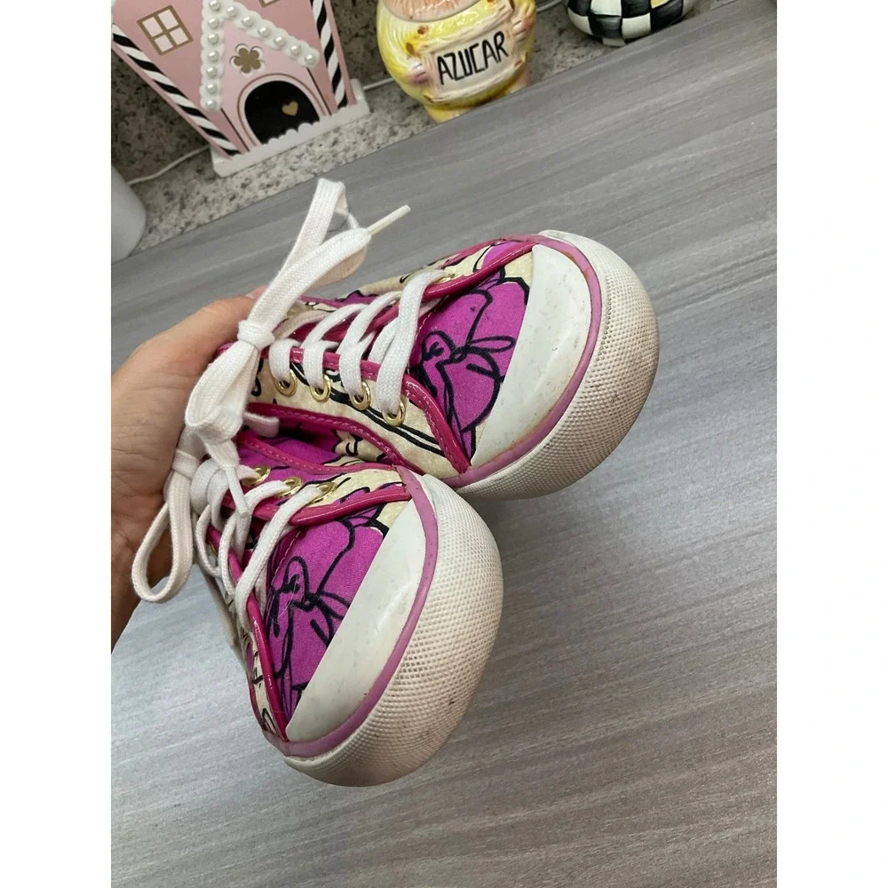 COACH BARRETT POPPY LOVE DESIGNER FUCHSIA PINK PATENT LEATHER TRIM
